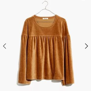 NWT Madewell corduroy Texture & Thread swing top size S